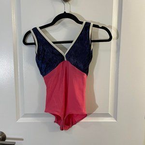 Yumiko Alicia leotard size M velvet top